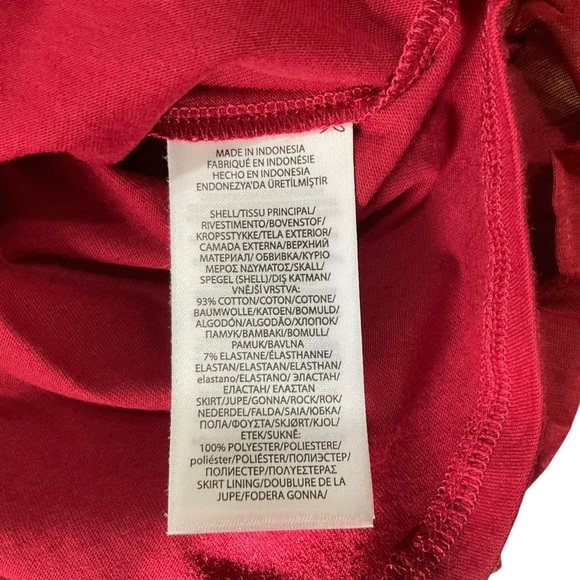 Polo Ralph Lauren Girls Red Pleated Dress with Plaid Belt Size 6X - Picture 6 of 6